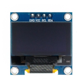 โมดูล IIC SPI 0.96 นิ้ว จอแสดงผล LED OLED LCD สีฟ้าหรือสีขาว 128 X 64 0.96 นิ้ว