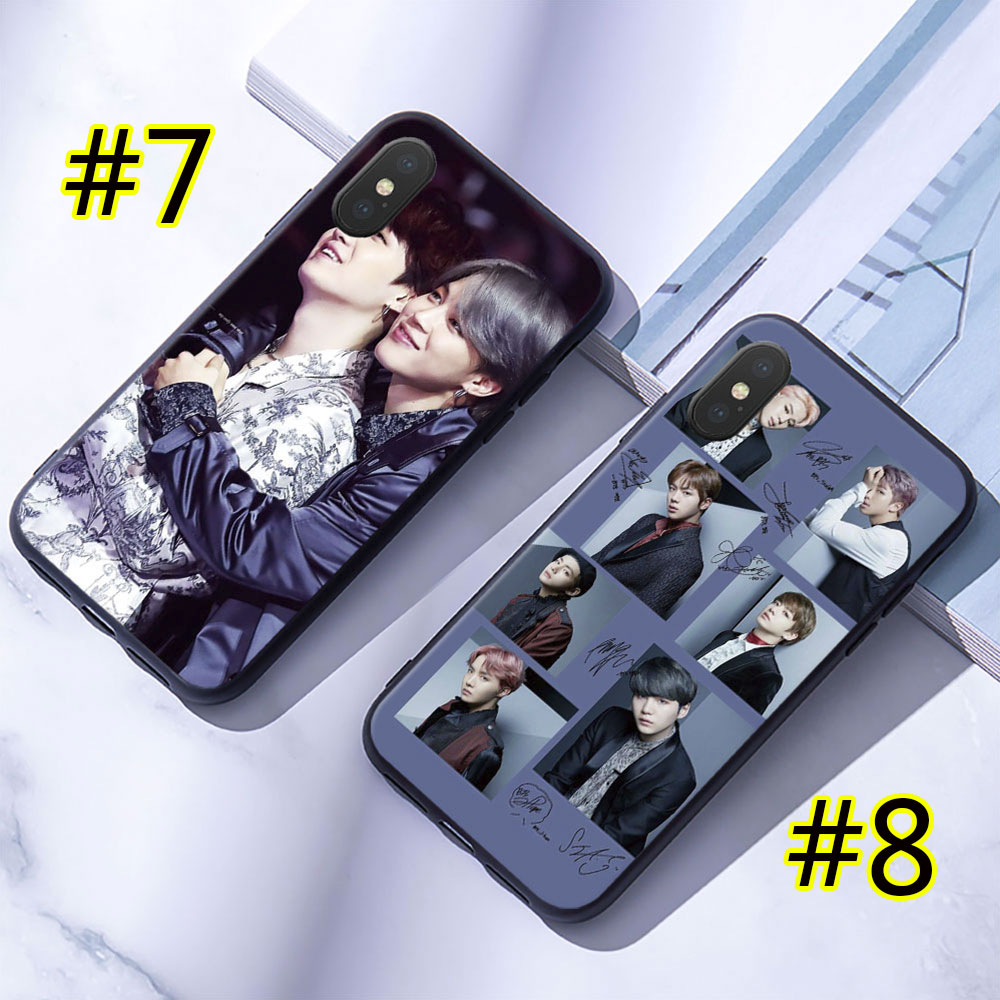 ภาพสินค้าiPhone 6 6S 7 8 Plus X XR อ่อนนุ่มซิลิก้าเจลเคสโทรศัพท์ BTS จากร้าน mengbing.th บน Shopee ภาพที่ 7