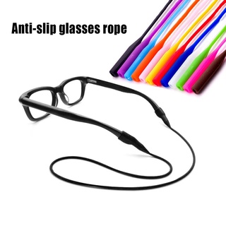 สินค้า แฟชั่นที่มีสีสัน ปรับได้ ซิลิโคน ยืดหยุ่น เชือกแว่นตา / สายคล้องแว่นตากันแดด กันลื่น / ป้องกันการสูญหาย รอบคอ แขวนแว่นตา