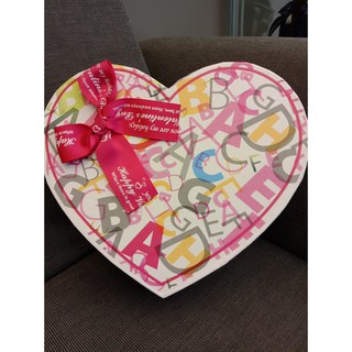 กล่องของขวัญ รูปหัวใจ สีชมพู