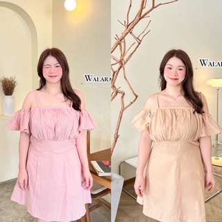 ชุดเดรสแขนระบาย สไตล์มินิมอล ใส่สบาย น่ารักกก