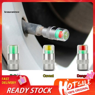 ภาพหน้าปกสินค้า❂QMP❂4Pcs Car Auto Tire Pressure Monitor Tyre Gage Alert Sensor Indicator Valve Caps ที่เกี่ยวข้อง