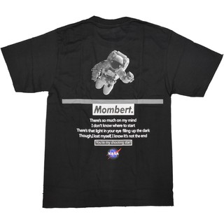 ⭐ NASA ⭐ เสื้อยืด คอกลม แขนสั้น แฟชั่น นาซ่า มนุษย์ อวกาศ mombert unisex MBG