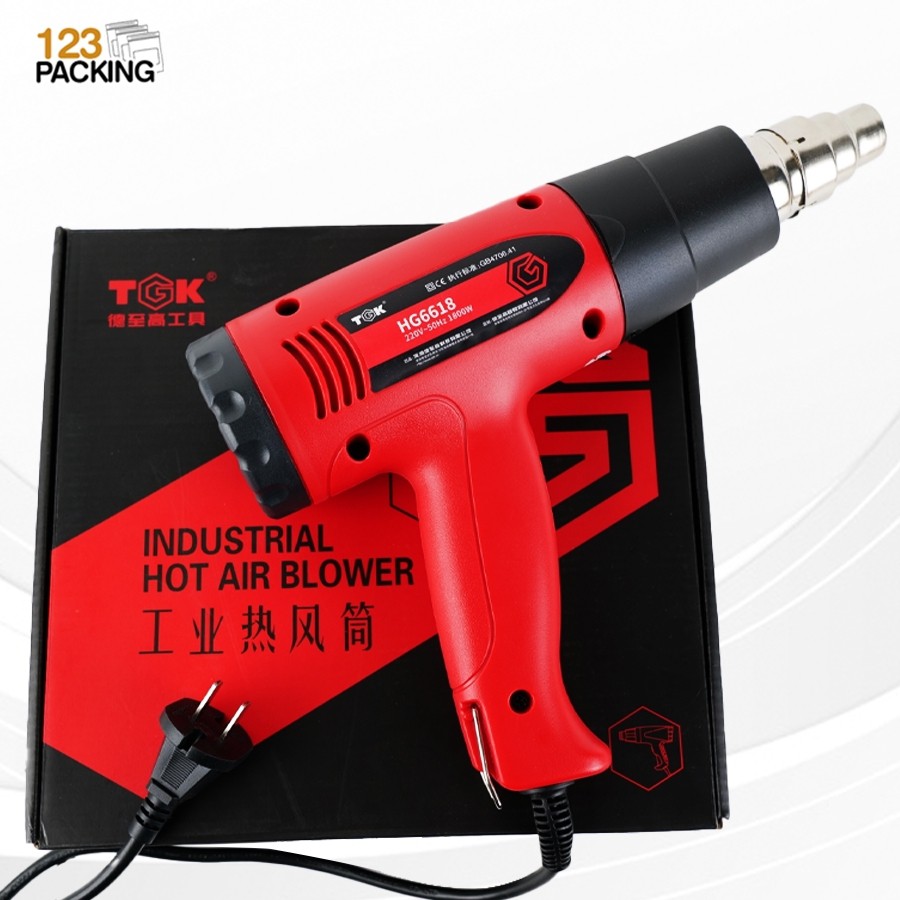 เครื่องเป่าลมร้อน-ปืนเป่าลมร้อน-ฟิล์มหด-ฟิล์มพลาสติก-พลาสติกหด-hot-air-gun