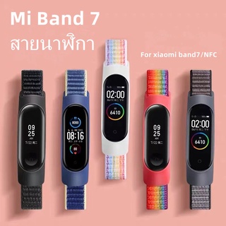สินค้า พร้อมส่ง Xiaomi Mi Band 7 สร้อยข้อมือระบายอากาศ mi band 7 สายนาฬิกา xiaomi band7NFC เปลี่ยนสายรัดข้อมือMi Band 7 straps