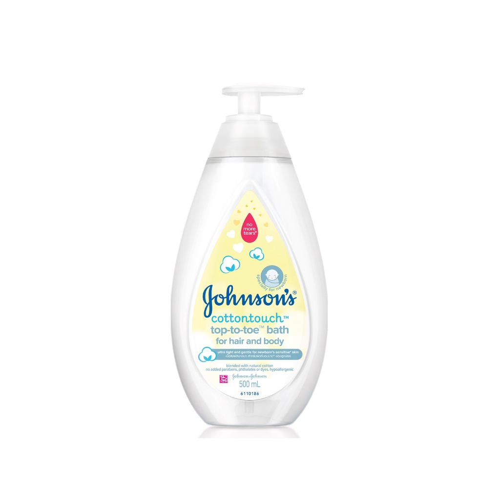 ภาพสินค้าจอห์นสัน ครีมอาบน้ำ คอตตอนทัช ท็อปทูโท บาธ 500 มล. Johnson's Wash Cotton Touch Top To Toe Bath 500 ml. จากร้าน johnsons_officialstore บน Shopee ภาพที่ 2