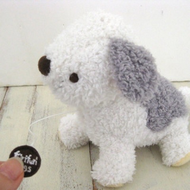 แท้-100-จากญี่ปุ่น-ตุ๊กตา-สุนัข-ชีพด็อก-furi-furi-dogs-tail-shook-sheepdog-mascot-plush-doll