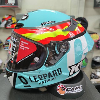 (🔥ใส่  CPYH25 ลด125บาท)หมวกกันน็อค หมวกเต็มใบ KYT Helmet รุ่น TT Course ใหม่สุด ลาย JAUME MASIA LEOPARD REPLICA