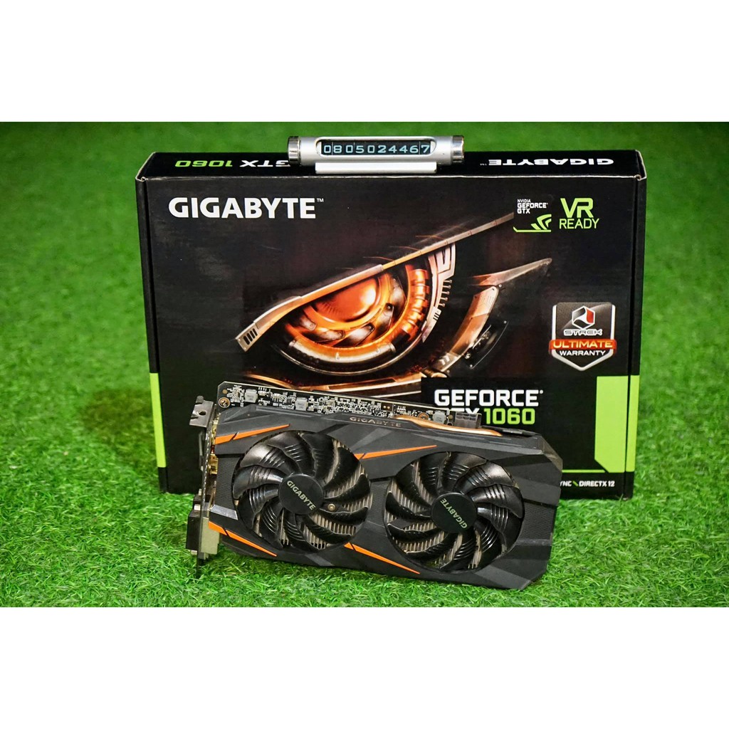 GIGABYTE GTX 1060 WINDFORCE OC 3GB กล่องครบ สภาพสวย ราคาไม่แพงครับ ...