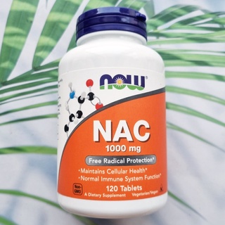 ภาพหน้าปกสินค้าNAC 1000 mg 120 Tablets (Now Food) N-Acetyl Cysteine อะเซทิลซิสเทอีน ช่วยละลายเสมหะ สร้างกลูต้าตามธรรมชาติ ช่วยผิวขาวใส ที่เกี่ยวข้อง