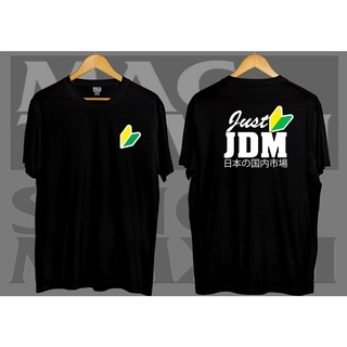 เสื้อทหาร Tee เสื้อแข่ง JDM 2 เสื้อเชิ้ต Unisex uQE เสื้อผู้ชายเท่ เสือยืดผู้ชาย เสื้อโอเวอร์ไซ