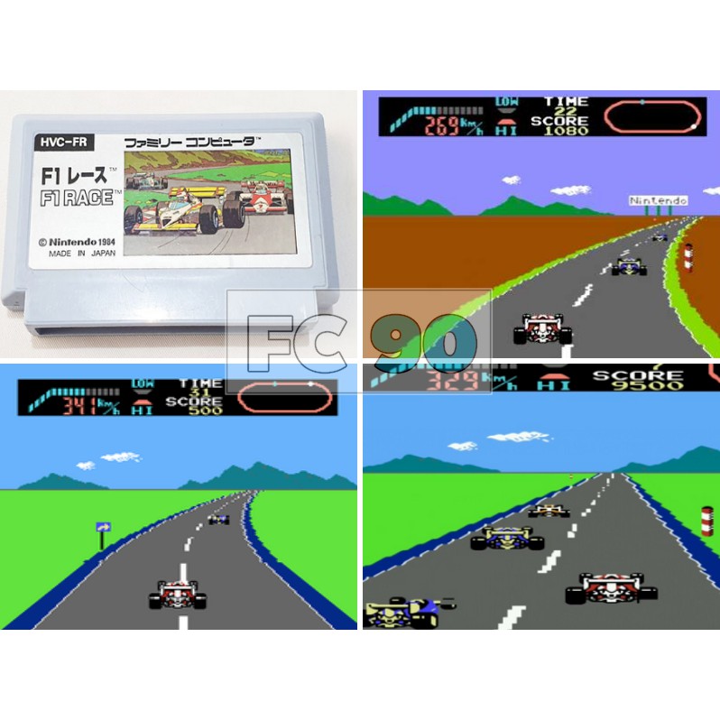 ตลับเกมส์ F1 Race [FC] ตลับแท้ ญี่ปุ่น มือสอง สภาพดี เครื่องแฟมิคอม ...
