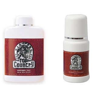 แป้งหัวม้า มิสทิน ท็อป คันทรี่ Mistine Top Country Perfumed Talc 100/200/400/600 g.