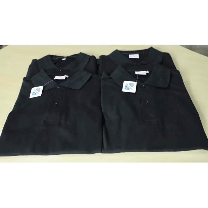 เสื้อโปโลสีดำผ้าดรายทัช-ผู้ชาย-ทางตรง-ไม่ร้อน-ซึบซับเหงื่อได้ทันที