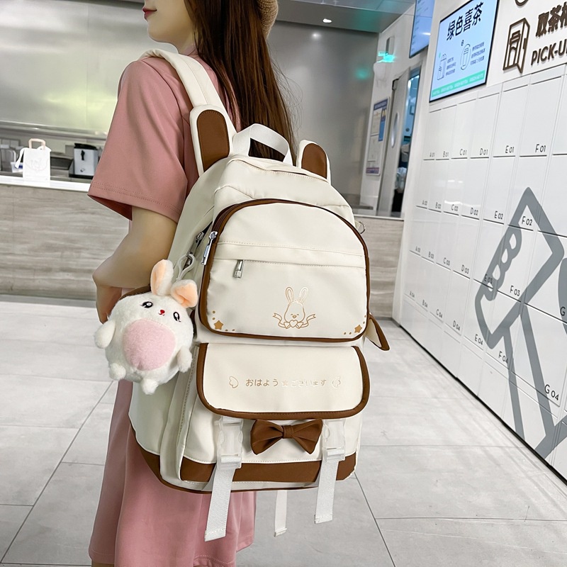 พร้อมส่ง-กระเป๋านักเรียน-กระเป๋าเป้สะพายหลัง-ความจุขนาดใหญ่-สไตล์เกาหลี-สําหรับผู้หญิง