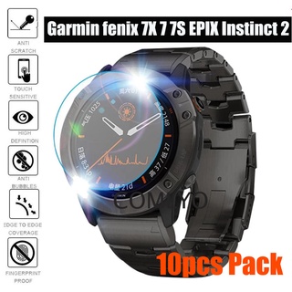 Garmin Fenix 7X 7 7S EPIX Instinct 2 กระจกนิรภัยกันรอยหน้าจอ แบบใส 9H 2.5D ฟิล์มป้องกันการระเบิด