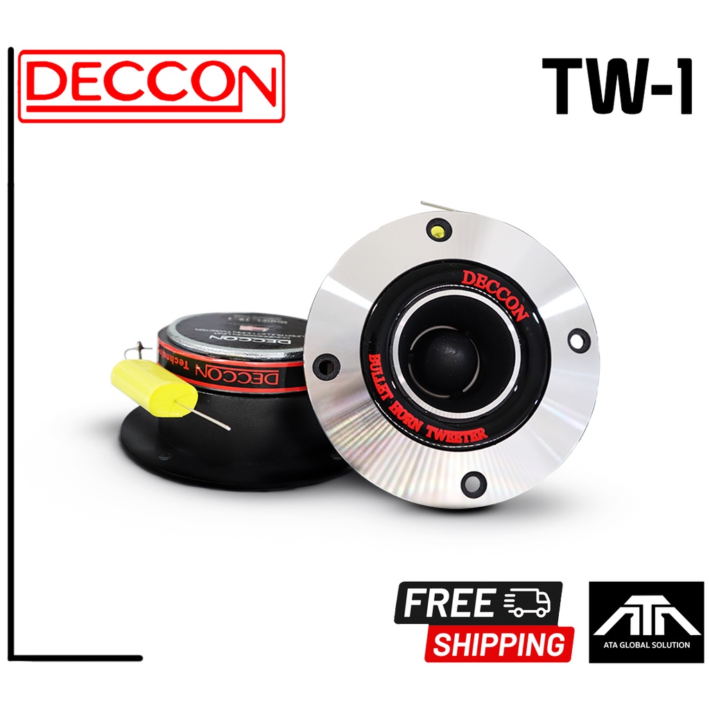 แพ็ค-1-คู่-ลำโพง-tweeter-deccon-tw-1-เสียงแหลม-3-75-นิ้ว-ลำโพงทวิสเตอร์-deccon-tw-1