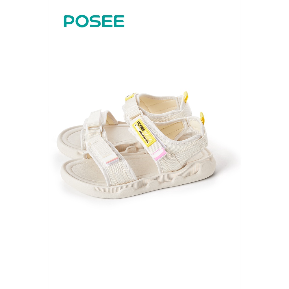 ภาพหน้าปกสินค้าPosee2022 ใหม่ รองเท้าแตะชายหาด พื้นนิ่ม ใส่สบาย สไตล์เกาหลี แฟชั่นฤดูร้อน สําหรับผู้หญิง PS7101W