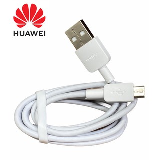 สายชาร์จ HUAWEI 2A ใช้งานได้กับมือถือหลายรุ่น ที่รองรับการชาร์จแบบ หัวUSB MICRO 1 เมตร  สายเเท้ [ Original ]