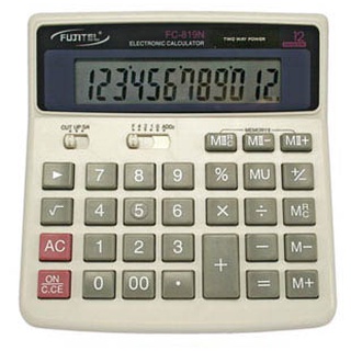 ภาพหน้าปกสินค้าเครื่องคิดเลข Fujitel FC-819N ที่เกี่ยวข้อง