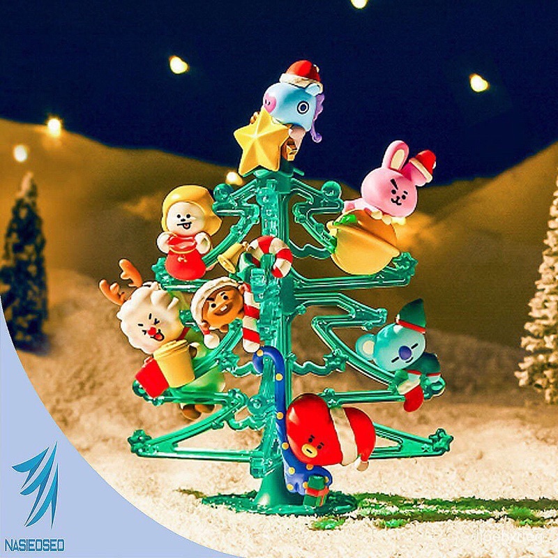 บีทีเอส บังทัน ไลน์เฟรนด์ BTS BT21 Christmas Tree Figure by Line ...