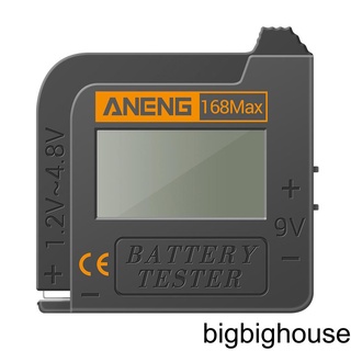 สินค้า [Biho] Battery Tester 1A Digital Display Battery Checker Plastic Portable Button Cell Capacity Analyzer