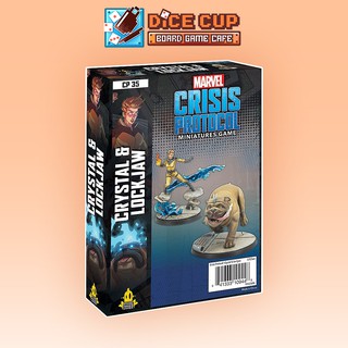 [ของแท้] Marvel: Crisis Protocol – Crystal and Lockjaw Board Game