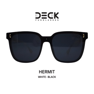 DECK แว่นตากันแดด รุ่น HERMIT - WHITE ของแท้ รับประกันศูนย์ 1ปี