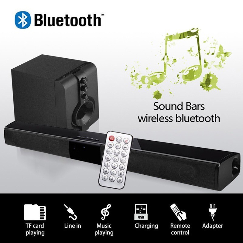 ลำโพงบลูทูธไร้สาย-soundbar-ลำโพง-tv-home-theater