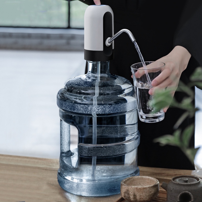 เครื่องปั๊มน้ำ-ดื่มอัตโนมัติusb-แบบชาร์จแบตได้-ที่ปั๊มน้ำมือถือ-ที่ปั๊มน้ำดื่ม-ขวดน้ำ-ถังน้ำ-เครื่องกดน้ำ-ที่กดน้ำ