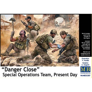 โมเดลประกอบฟิกเกอร์ทหาร Master Box 1/35MB35207 Danger Close. Special Operations Team, Present Day