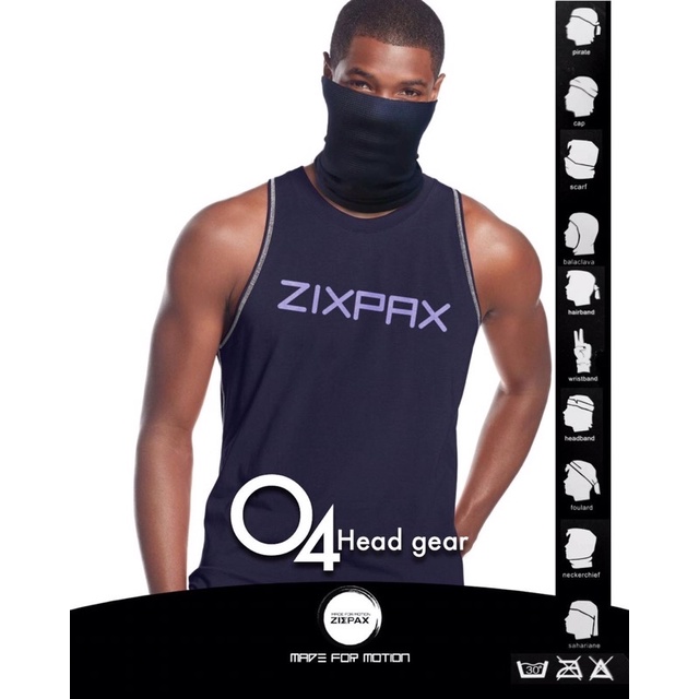 ภาพหน้าปกสินค้าZIXPAX ผ้าบัฟ รุ่น 04 RunnerHeadgear ผ้าบลัฟ สินค้าพร้อมส่ง จากร้าน zixpaxsport บน Shopee