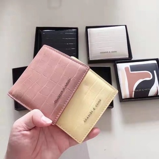 ส่งไวมาก ไม่ต้องรอพรี 🔥กระเป๋าสตางค์ หนังจระเข้ กระเป๋าใส่การ์ด2พับ สวยมาก งานแท้เอ้าเล็ท 💯S high quality