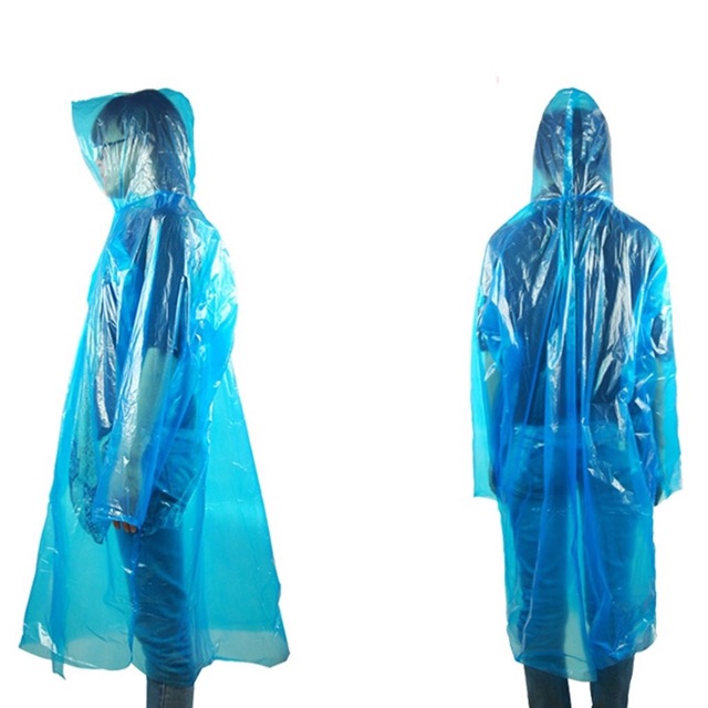 ภาพสินค้าพร้อมส่ง เสื้อกันฝนขนาดพกพา ราคาส่ง จากร้าน usiamshop บน Shopee ภาพที่ 1