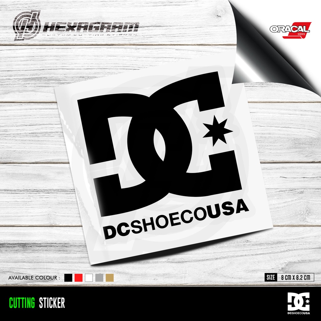 สติกเกอร์ตัด-dc-shoecusa-สติกเกอร์โลโก้รองเท้า-dc-usa