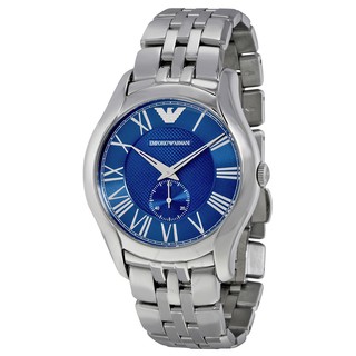 นาฬิกาข้อมือผู้ชาย EMPORIO ARMANI Classic Blue Dial Stainless Steel Mens Watch AR1789