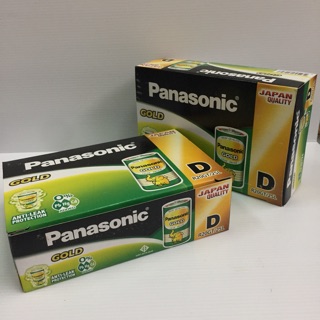 ถ่านพลังช้าง พานาโซนิค ไซส์ D  (1 กล่อง 24 ก้อน) ถ่านไฟฉาย Panasonic