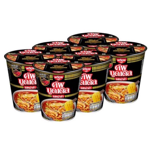 tha-shop-71-ก-x-12-nissin-cup-นิสชินคัพ-รสหม่าล่า-บะหมี่กึ่งสําเร็จรูป-อาหารแห้ง-มาม่าแห้ง-มาม่าคัพ-มาม่าถ้วย-นูดเดิล