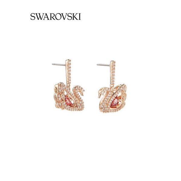 swarovski-ต่างหู-รูปหงส์เต้นรํา-เครื่องประดับ-สําหรับแฟนสาว