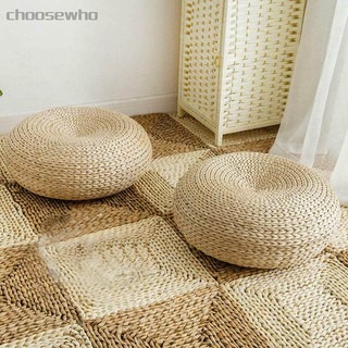 Straw Mat Handmade Straw Woven Yoga Seat Cushion Dining Room Tatami Woven Straw Pad（CHO）