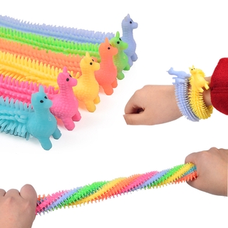 ภาพหน้าปกสินค้าของเล่นบีบอัด ดึงเชือก สร้อยข้อมือการ์ตูน รูปร่างสัตว์ ของเล่น stress relief toys ที่เกี่ยวข้อง