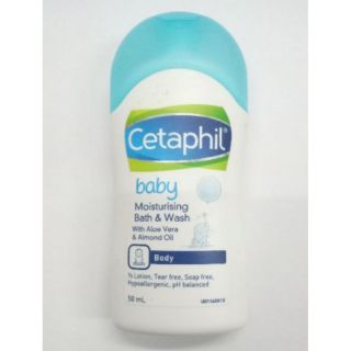ภาพหน้าปกสินค้าCetaphil Baby Moisturising Bath & Wash เบบี้ มอยเจอร์  50 ml (y2523) ที่เกี่ยวข้อง
