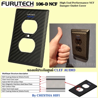 FURUTECH 106-D NCF High End Performance NCF Damper Outlet Cover  แท้ศูนย์ไทย  CLEF AUDIO