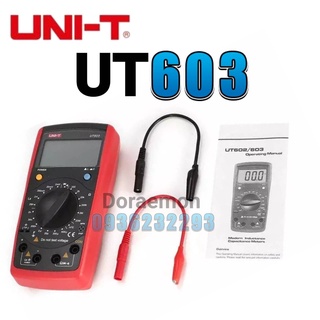 UNI-T UT603 เครื่องวัดค่าประจุไฟฟ้า,เครื่องวัดค่าความต้านทาน โอห์มมิเตอร์ ตัวต้านทานLCR ตัวทดสอบตัวเก็บประจุ LCR Meter