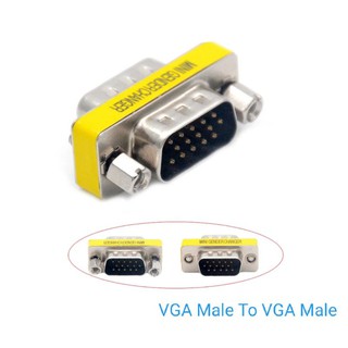 Plug And Play VGA VGAอะแดปเตอร์ชายหญิงHD15 VGenderเปลี่ยนแปลงสำหรับแล็ปท็อปPC SVGA Couplerอะแดปเตอร์