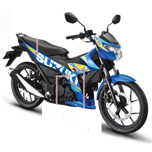 กระจก-raider-r150-หัวฉีด-ไม่เกินปี2021-แท้ศูนย์-suzuki-raider-150-ซูซูกิ-เรดเดอร์-อาร์-150-กระจกมองหลัง