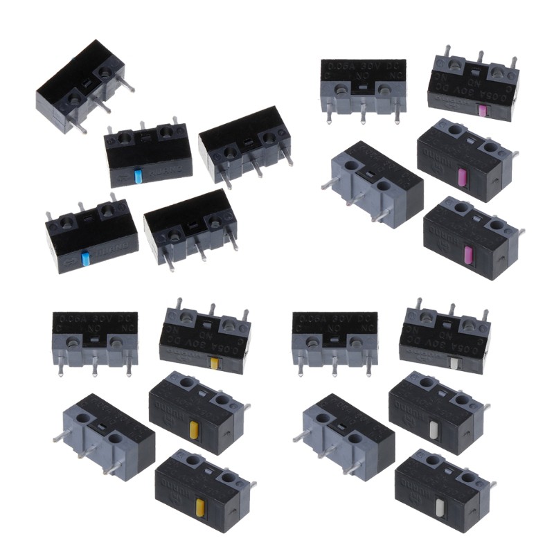 5Pcs Original HUANO Mouse Micro Switch Micro Button | Shopee Thailand