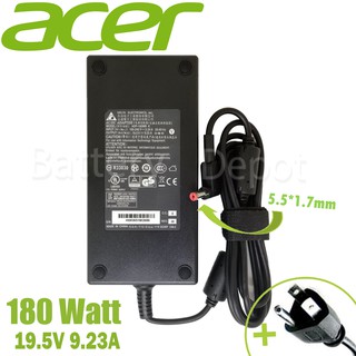 Acer Adapter ของแท้ 19.5V/9.23A 180W หัวขนาด 5.5*1.7mm สายชาร์จ อะแดปเตอร์