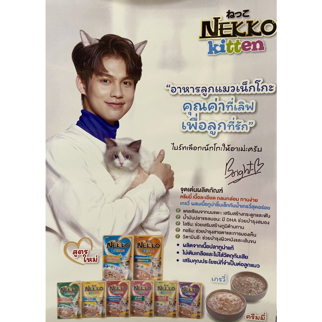 ภาพหน้าปกสินค้าNekko เพาซ์ อาหารเปียกแมว 70g - มีครบทุกรสชาติ จากร้าน alice.c1203 บน Shopee