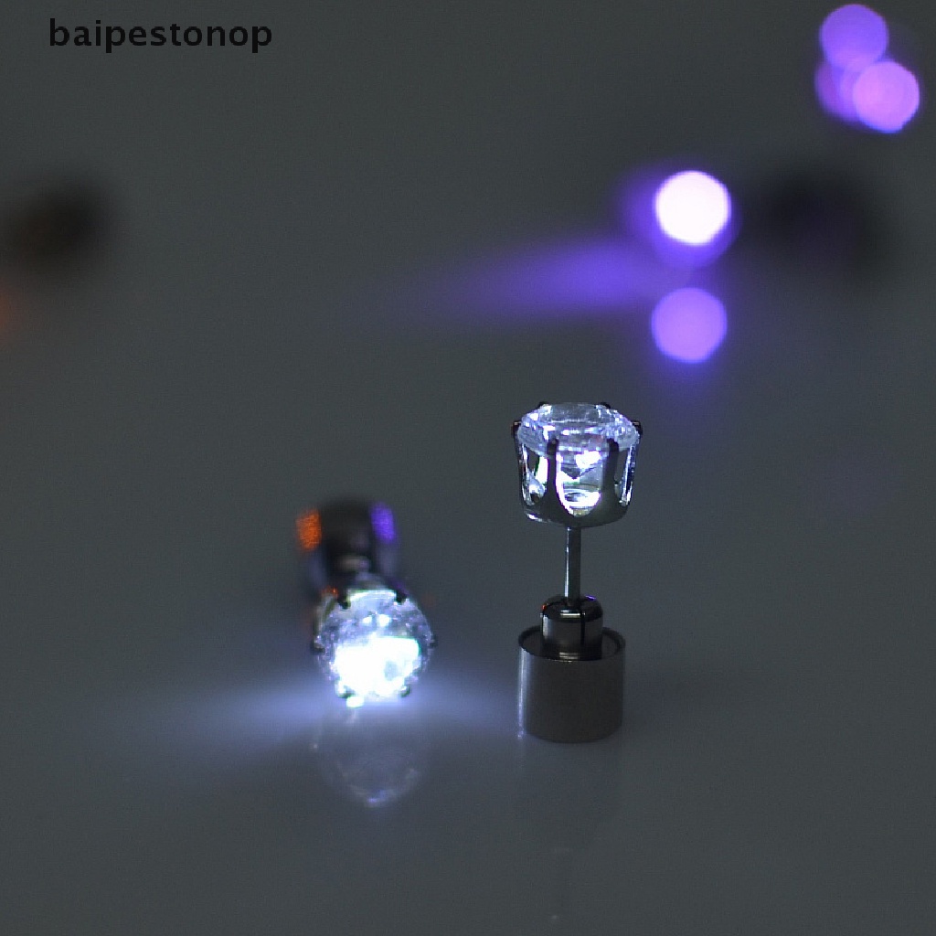 baipestonop-ต่างหูสตั๊ด-ไฟกระพริบ-led-ต่างหูสตั๊ด-บาร์-ไนท์คลับ-เครื่องประดับ-ktv-ขายดี